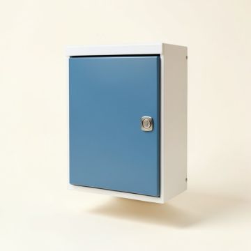 Wall Mounted Locking Mail Drop Box (synthetic illustration; no displayed measurements)