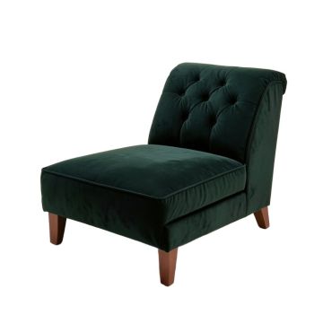Trotta Tufted Armless Chaise Lounge