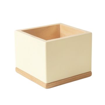 Field Branch Empty Raised Planter - Cream