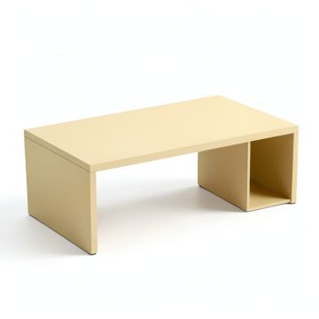 Birch Dell Desktop Monitor Riser - Beige (synthetic illustration; no displayed measurements)