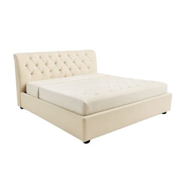 Barzini Tufted Upholstered Low Profile Platform Bed