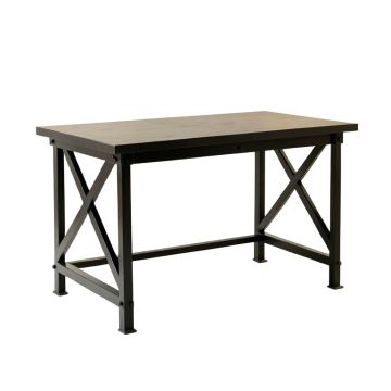 Heath Bend Empty Workshop Workbench - Black