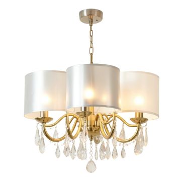Crayton Shaded Drum Chandelier