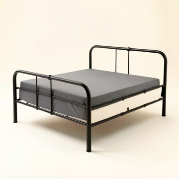 Nai Metal Full/Double Platform Bed (synthetic illustration; no displayed measurements)