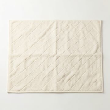 Clay Dell Bath Mat - Cream (synthetic illustration; no displayed measurements)