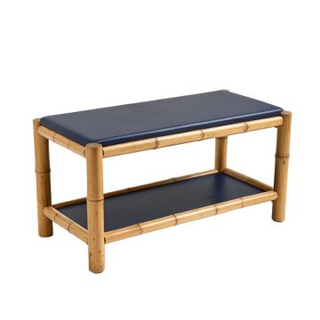 Lake Crossing Indoor Bench - Navy