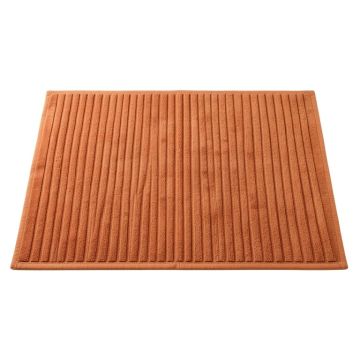 Alder Branch Bath Mat - Terracotta (synthetic illustration; no displayed measurements)