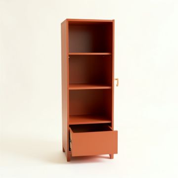 Dune Crossing Narrow Cubby Tower - Terracotta (synthetic illustration; no displayed measurements)