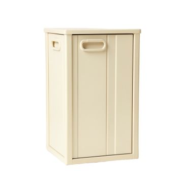 Wren Bluff Closed Outdoor Storage Box - Ivory