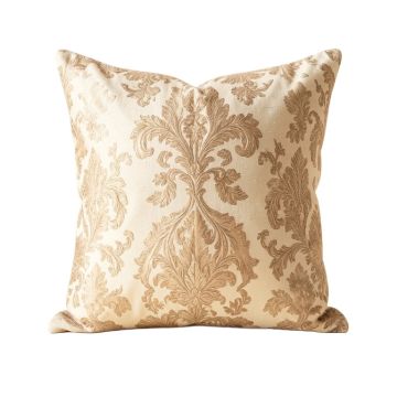 Godines Cotton Damask Throw Pillow