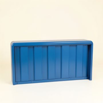 Clay Brook Narrow Outdoor Storage Bench - Blue (synthetic illustration; no displayed measurements)