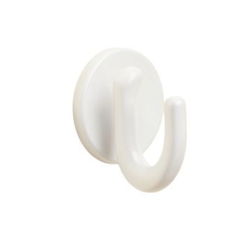 Brook Bluff Wall-Mounted Robe Hook - White