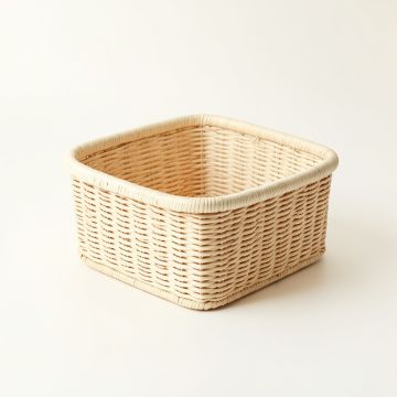 Sage Branch Empty Storage Basket - Cream (synthetic illustration; no displayed measurements)