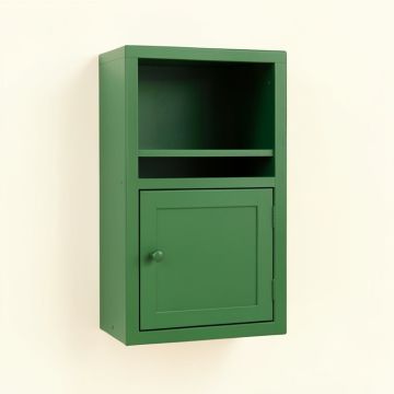 Flint Brook Wall-Mounted Entry Cabinet - Green (synthetic illustration; no displayed measurements)