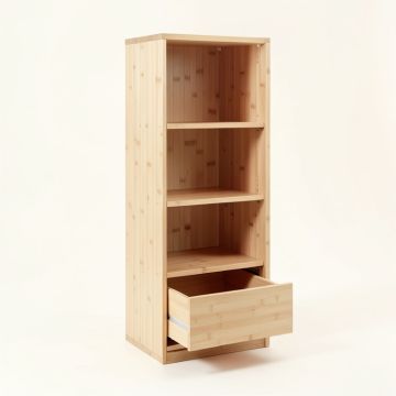 Ridge Crest Narrow Cubby Tower - Beige (synthetic illustration; no displayed measurements)