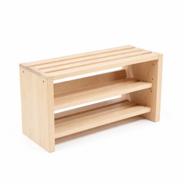 Harbor Crest Shoe Storage Bench - Beige (synthetic illustration; no displayed measurements)