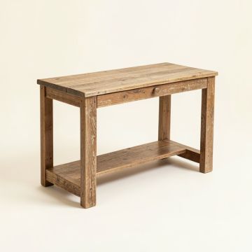 Petrarch Rustic Console Table (synthetic illustration; no displayed measurements)