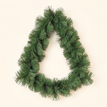 Canadian Pine Artificial Christmas Teardrop Door Swag (synthetic illustration; no displayed measurements)