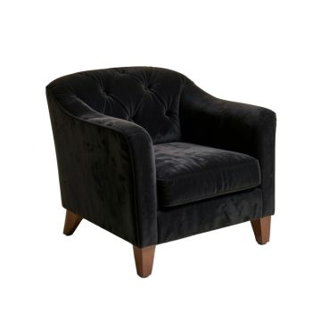 Lark 41.5 '' Wide Tufted Velvet Armchair
