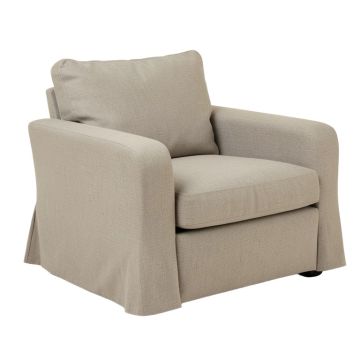 Ryley 53.2 '' Linen Flared Arm Loveseat (synthetic illustration; no displayed measurements)