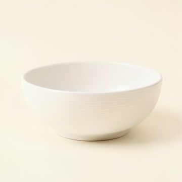 Elm Canyon Dining Bowl - White (synthetic illustration; no displayed measurements)