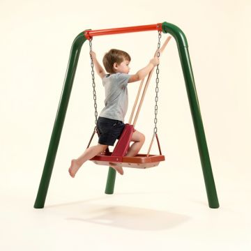 Child Climbing And Rocking Hors Swing Set (synthetic illustration; no displayed measurements)