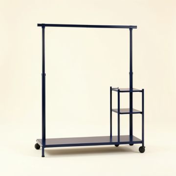 Bay Arc Empty Garment Rack (synthetic illustration; no displayed measurements)