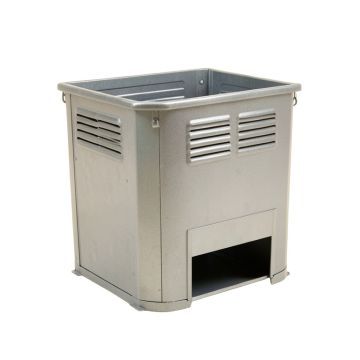 Elm Branch Closed Garden Compost Bin - Gray (synthetic illustration; no displayed measurements)