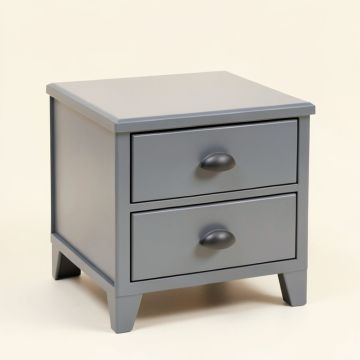 Hollywood Loft 2 Drawer Nightstand (synthetic illustration; no displayed measurements)