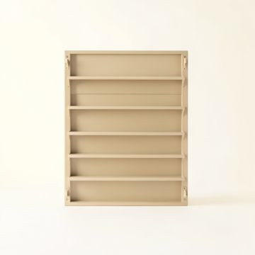 Olive Edge Empty Wall-Mounted Tool Organizer Panel - Beige (synthetic illustration; no displayed measurements)