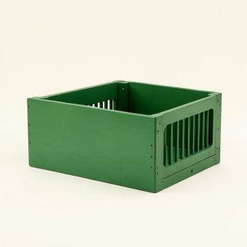 Fern Bluff Empty Furniture-Style Pet Crate - Green (synthetic illustration; no displayed measurements)
