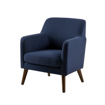 Klag Arm Chair In Navy (synthetic illustration; no displayed measurements)