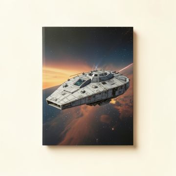 Star Wars - Millennium Falcon Paper Print (synthetic illustration; no displayed measurements)