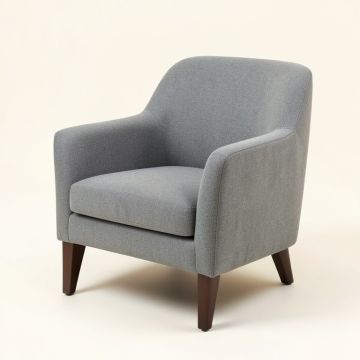 Angeleque Upholstered Parsons Chair In Gray (synthetic illustration; no displayed measurements)