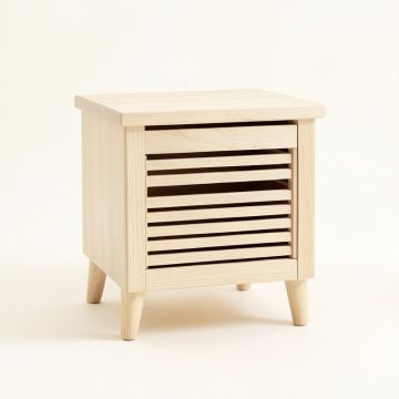 Dune Field Nightstand - Ivory (synthetic illustration; no displayed measurements)