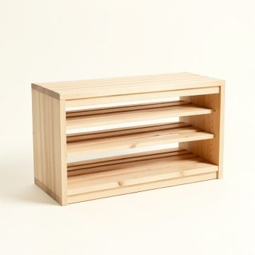 Ash Brook Shoe Storage Bench - Beige (synthetic illustration; no displayed measurements)
