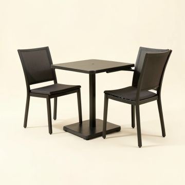 Fergie Aluminum 3 Piece Bistro Set (synthetic illustration; no displayed measurements)