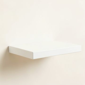 Dune Falls Wall-Mounted Cat Perch - White (synthetic illustration; no displayed measurements)