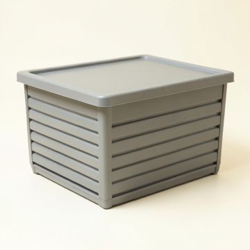 Summit Branch Closed Outdoor Storage Box - Gray (synthetic illustration; no displayed measurements)