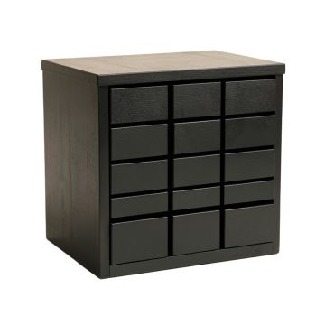 Harbor Crossing Small-Parts Storage Drawer Cabinet - Black