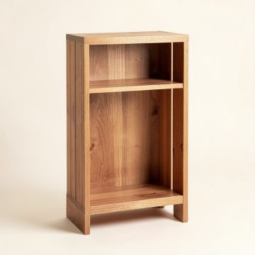Lundon 14.57 '' W X 43.31 '' H X 13 '' D Solid Wood Free-Standing Bathroom Shelves (synthetic illustration; no displayed measurements)