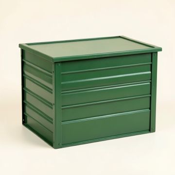 Aspen Arc Closed Outdoor Storage Box (synthetic illustration; no displayed measurements)