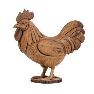 Rustic Rooster Farmhouse Wooden Wall Décor