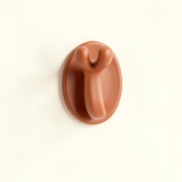 Rowan Bluff Wall-Mounted Robe Hook - Terracotta (synthetic illustration; no displayed measurements)