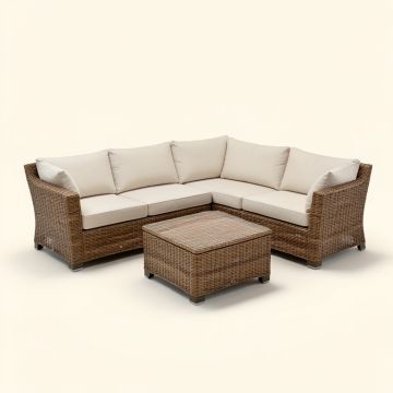 Cassville 12 Piece Rattan Complete Patio Set With Cushions (synthetic illustration; no displayed measurements)