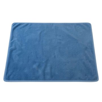 Oak Branch Bath Mat - Blue