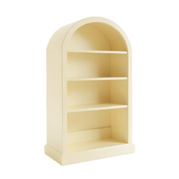 Hazel Edge Freestanding Bookcase - Cream