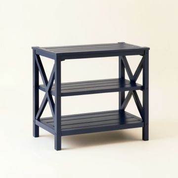 Hill Brook Empty Seed-Starting Shelving Unit Without Lights - Navy (synthetic illustration; no displayed measurements)