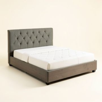 Ful Tufted Upholstered Low Profile Standard Bed (synthetic illustration; no displayed measurements)
