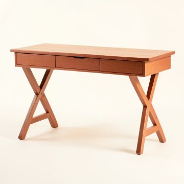 Birch Dale Writing Desk - Terracotta (synthetic illustration; no displayed measurements)